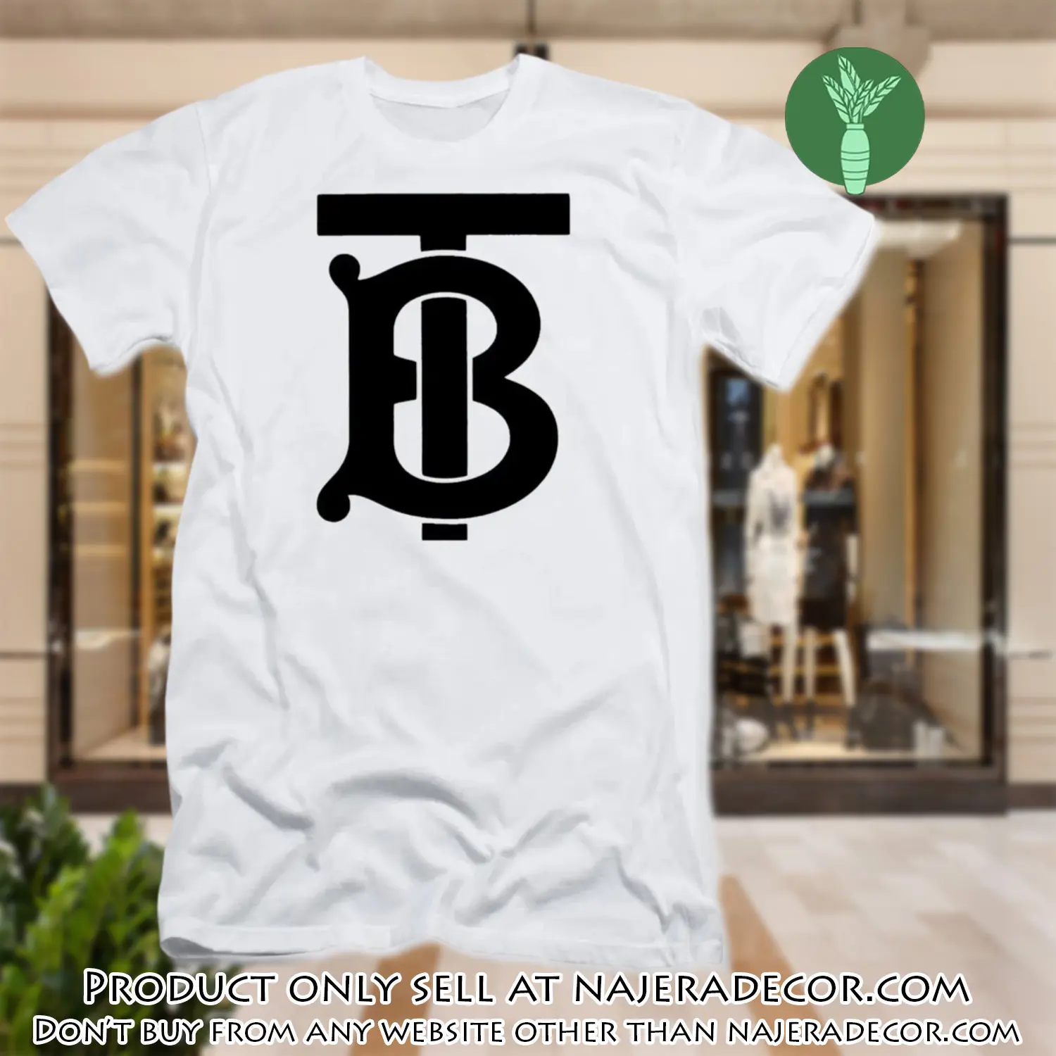 Burberry logo white luxury brand tshirt gift for men women special gift njr2936038